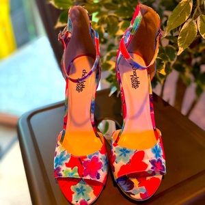 Floral heels
